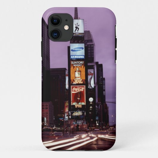 Coques Case-Mate iPhone Trafic Carré du New York Times la nuit (Dos)
