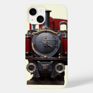 Coque Pour iPhone 14 Train Bleu Et Rouge