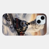 Coques Case-Mate iPhone Train dans les monts Snowy (Verso (horizontal))