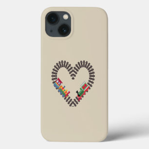 Case-Mate iPhone Case Train de la Saint-Valentin Chemin de fer Cœur