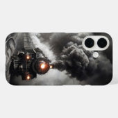 Coques Case-Mate iPhone Train fantôme dans la couverture de l'obscurité (Verso (horizontal))