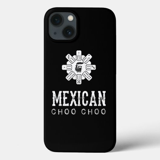Coques Case-Mate iPhone Train mexicain Choo Choo Dominos Mexicains (Verso)