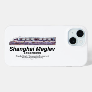Coque Pour iPhone 15 Train rapide à grande vitesse SMT Maglev Shanghai