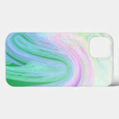 Coques Case-Mate iPhone trait rose à la menthe unique ombre (Verso (horizontal))