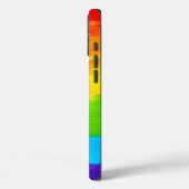 Coques Case-Mate iPhone Traits de peinture de couleur arc-en-ciel (Verso / Gauche)