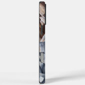 Coques Case-Mate iPhone Traits de pinceau abstraits dans des tons neutres  (Verso / Droite)