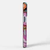 Coques Case-Mate iPhone Tranches Agates Assorties avec finition Or (Verso / Droite)