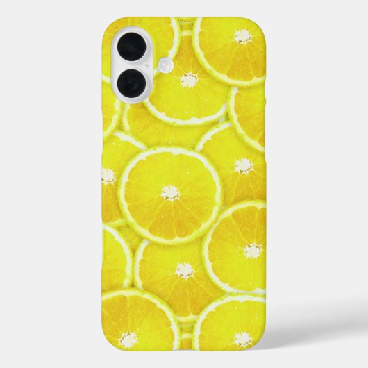 Coques Case-Mate iPhone Tranches de citron (Verso)