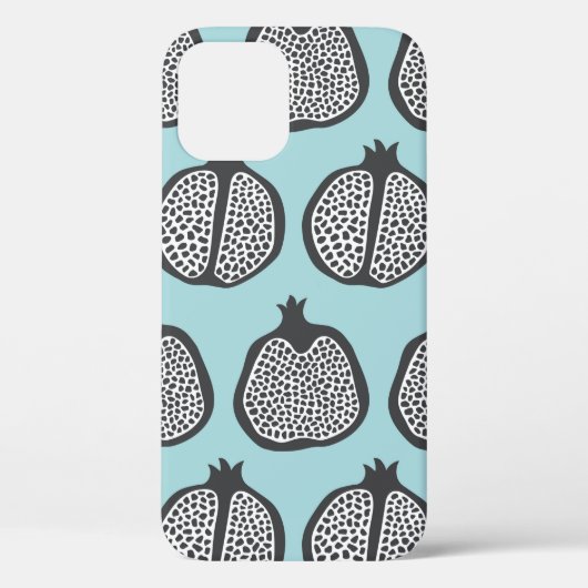 Coques Case-Mate iPhone Tranches de fruits de grenade sans soudure motif b (Verso)
