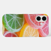 Coques Case-Mate iPhone Tranches de fruits en gelée sucrée (Verso (horizontal))