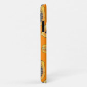 Coques Case-Mate iPhone Tranches de Papaya sur orange (Dos/Droite)