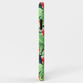 Coques Case-Mate iPhone Tranches de pastèque avec feuilles tropicaux (Dos/Droite)