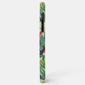 Coques Case-Mate iPhone Tranches de pastèque avec feuilles tropicaux (Dos/Gauche)