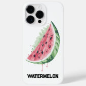 Coques Case-Mate iPhone Tranches de pastèque rose et verte (Verso)