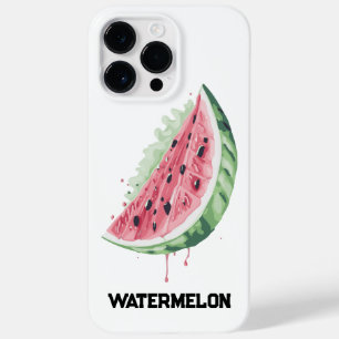Coque Pour Pour iPhone 14 Pro Max Tranches de pastèque rose et verte
