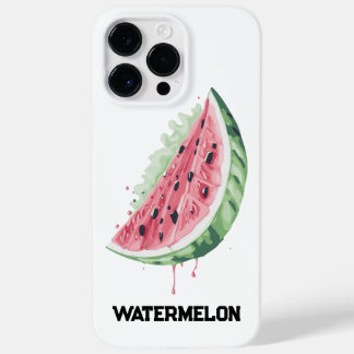 Coque Pour Pour iPhone 14 Pro Max Tranches de pastèque rose et verte