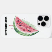 Coques Case-Mate iPhone Tranches de pastèque rose et verte (Verso (horizontal))