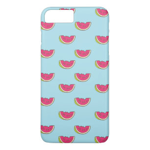 Coque Case-Mate Pour iPhone Tranches de pastèque sur Motif Turquoise