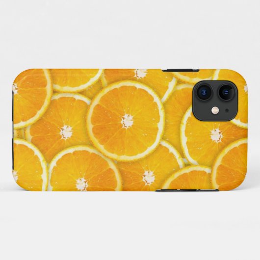 Coques Case-Mate iPhone Tranches orange (Dos (Horizontal))