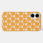 Coques Case-Mate iPhone Tranches Orange Géométrique Chaud Rétro (Verso (horizontal))