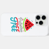 Coques Case-Mate iPhone Tranches paisibles Watermelon Free Palestine - Sou (Verso (horizontal))