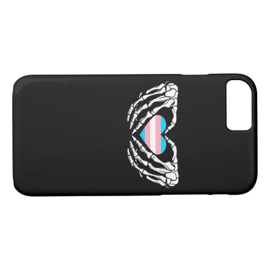Coques Case-Mate iPhone Trans Pride Skeleton Halloween Transgenre Goth He (Dos (Horizontal))
