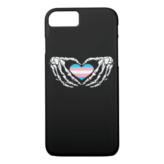 Coques Case-Mate iPhone Trans Pride Skeleton Halloween Transgenre Goth He (Dos)