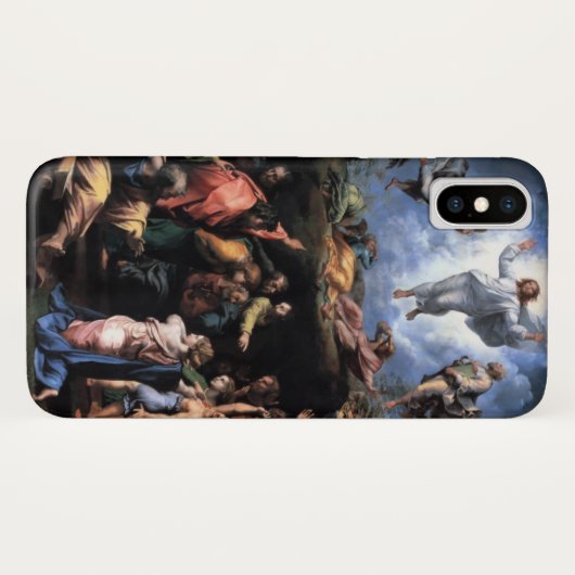 Coques Case-Mate iPhone TRANSFIGURATION DU monogramme JÉSUS (Dos (Horizontal))