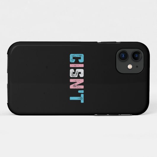 Coques Case-Mate iPhone Transgenre Pride Cis pas LGBTQ Trans Flag drôle (Dos (Horizontal))