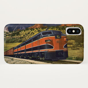 Coques Pour iPhone Transport vintage dans l'Ouest américain, train 15
