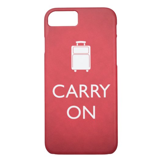 Coques Case-Mate iPhone TRANSPORTER - Bagages - Rouge drôle (Dos)