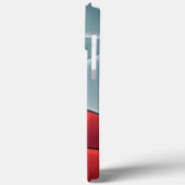 Coques Case-Mate iPhone Trapézoïdes rouge à gris avec possibilité de chang (Verso / Gauche)
