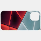 Coques Case-Mate iPhone Trapézoïdes rouge à gris avec possibilité de chang (Verso (horizontal))