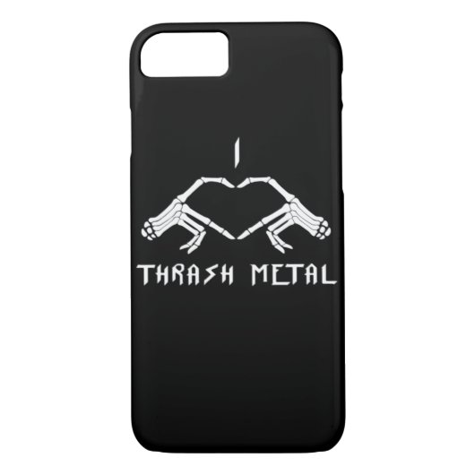 Coques Case-Mate iPhone Trash Squelette Mains Coeur Classique (Dos)