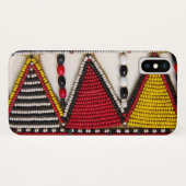 Coques Case-Mate iPhone Travail de perles tribal Maasai (Dos (Horizontal))