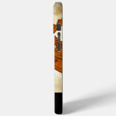 Coques Case-Mate iPhone Travail personnalisé Burnalized Orange Antique Scr (Verso / Gauche)