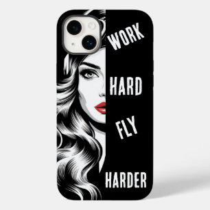Coque Pour iPhone 14 Plus TRAVAILLER dur, Voler plus fort, Pilote, Bande des