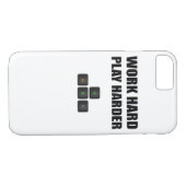Coques Case-Mate iPhone Travaillez dur si dur - RVB (Dos (Horizontal))