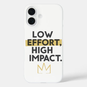 Coques iPhone 16 Travaillez Intelligemment Pas Dur Typographie Mode