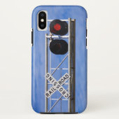 Coques Case-Mate iPhone Traversée de voies ferrées clignotantes Cantilever (Dos)