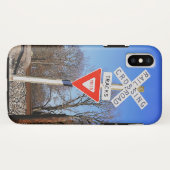 Coques Case-Mate iPhone Traversée ferroviaire passive avec chenilles et pa (Dos (Horizontal))