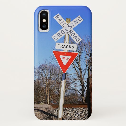 Coques Case-Mate iPhone Traversée Ferroviaire Passive Avec Panneau De Rend (Dos)