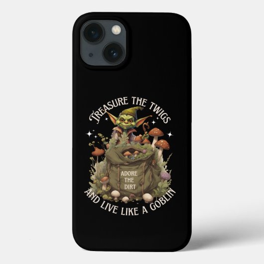 Coques Case-Mate iPhone Treasure Twigs, Adore Dirt, Vis Comme Un Gobelin (Verso)