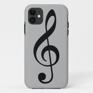 Coque iPhone 11 trebble clef icon