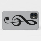 Coques Case-Mate iPhone trebble clef icon (Dos (Horizontal))