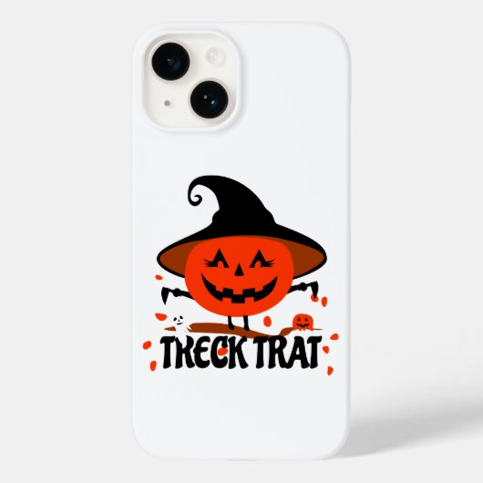 Coques Case-Mate iPhone Treck Trat Citrouille Sourire (Verso)