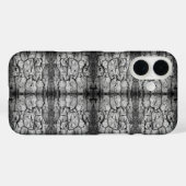 Coques Case-Mate iPhone Tree Bark Black And White Photo Closeup Pattern (Verso (horizontal))