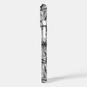 Coques Case-Mate iPhone Tree Bark Black And White Photo Closeup Pattern (Verso / Gauche)