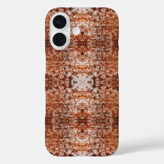 Coques Case-Mate iPhone Tree Log Cutaway Photo Mixed Media Repeat Pattern (Verso)