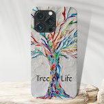 Case-Mate iPhone Case Tree of Life<br><div class="desc">Ce design unique en son genre en mosaïque colorée comprend les mots Arbre de Vie que vous pouvez changer à un nom si vous préférez. Parce que nous créons notre propre oeuvre,  vous ne trouverez pas cette image exacte d'autres designers. Mosaïque originale © Michele Davies.</div>